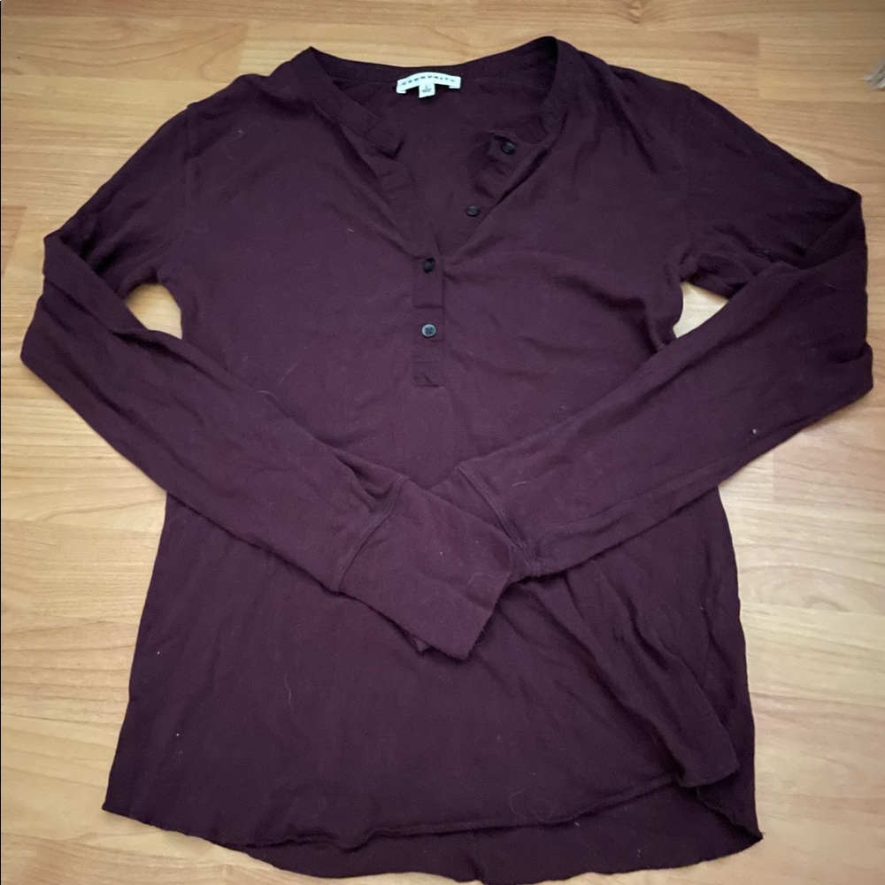 Community: Maroon Button Shirt